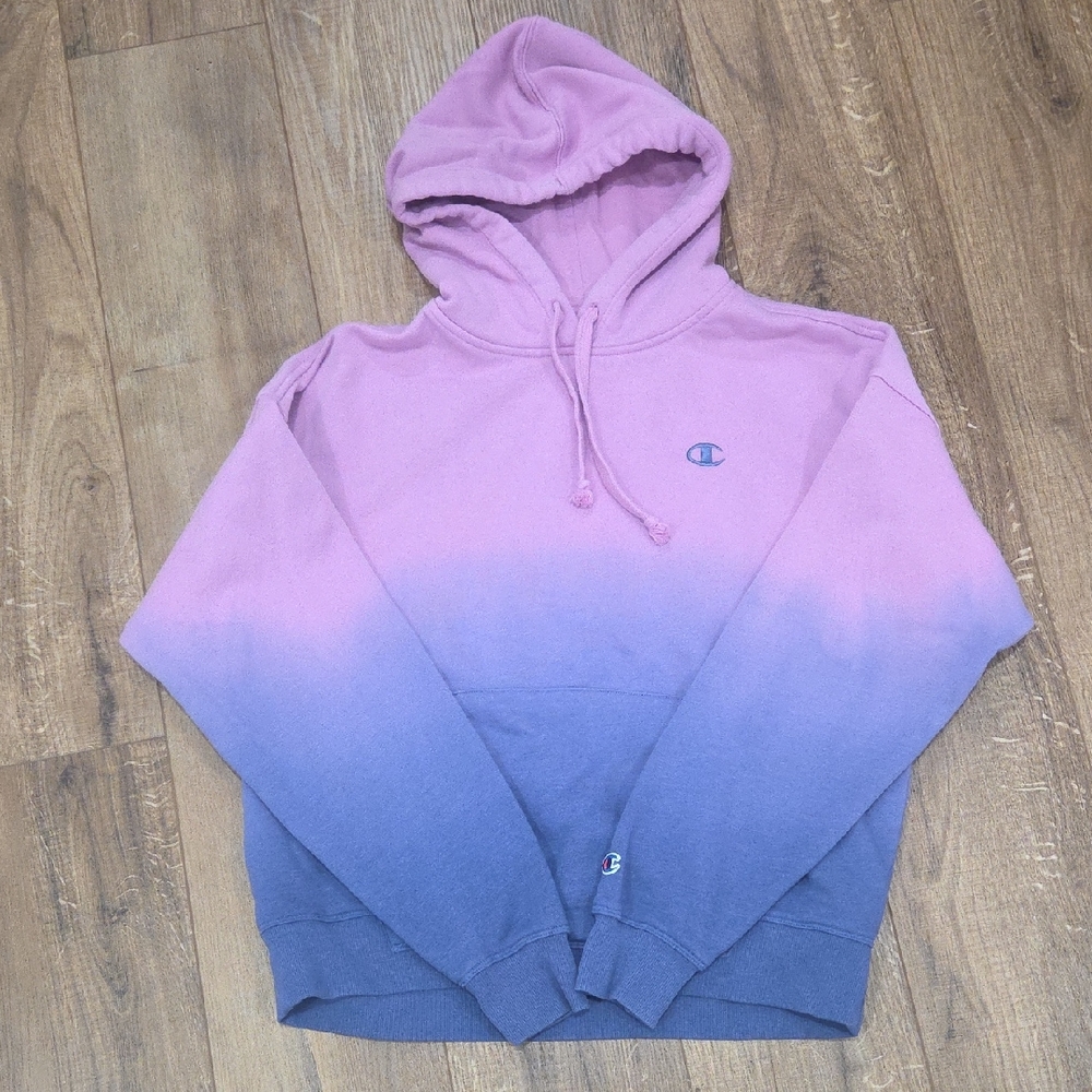 Champion, Gradiant Pink To Blue Sweatshirt